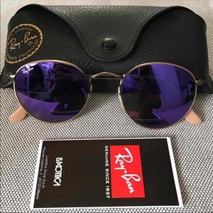 Violet Mirror Ray Bans